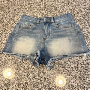 Vintage PINK high rise cut off shorts